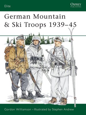 cover image of German Mountain & Ski Troops 1939&#8211;45